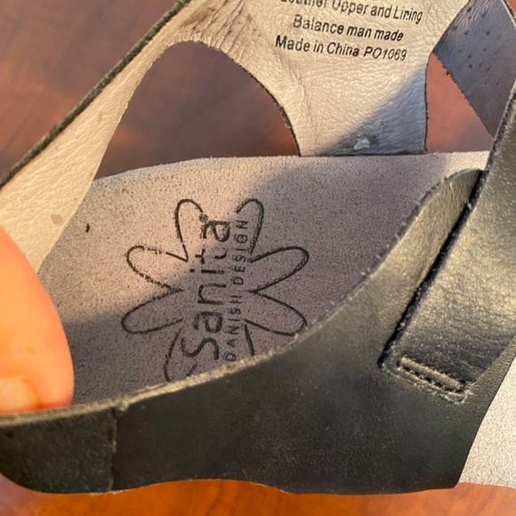 Dansko Sanita Clog Sandal Black Size 8 (EU 38) - Picture 5 of 5